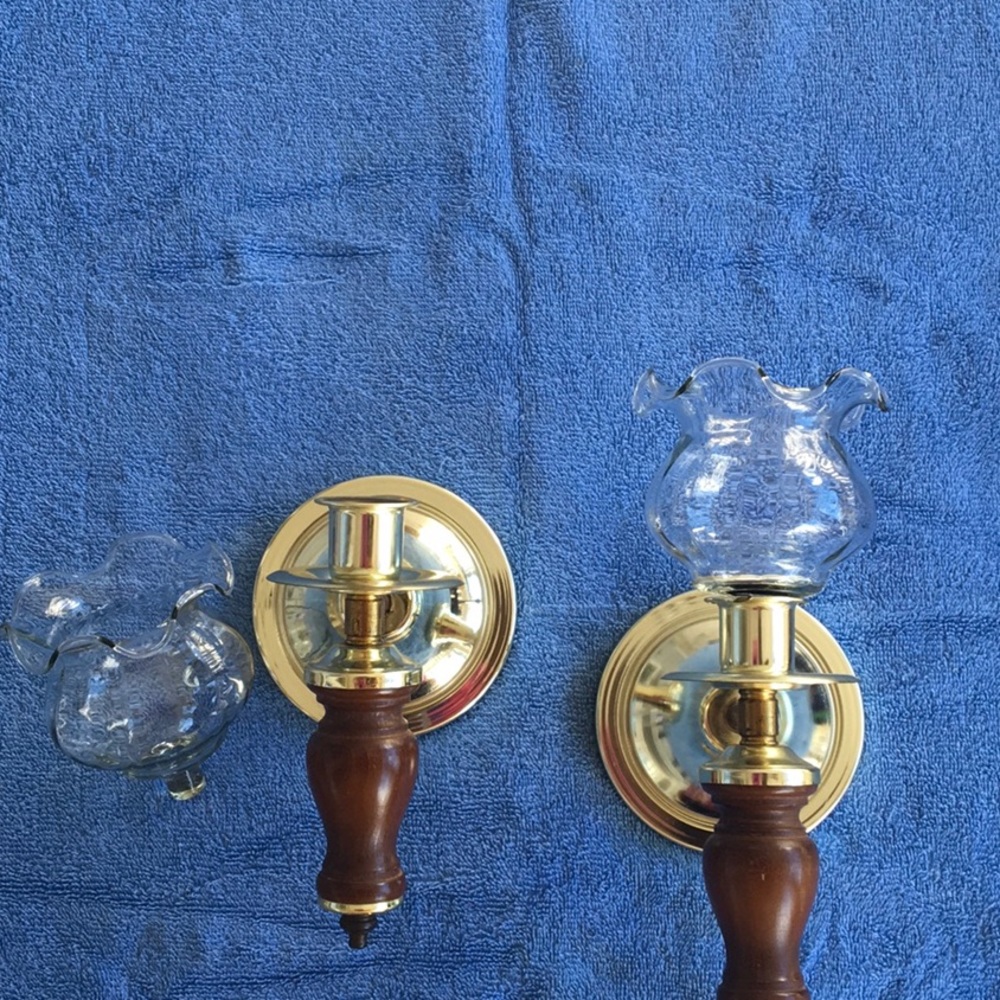 Wall sconces. NOT FOR SALE